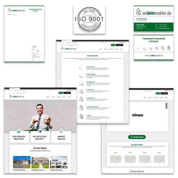 seideinmakler: Bieterportal, Webdesign, Koordination, Logo-Design